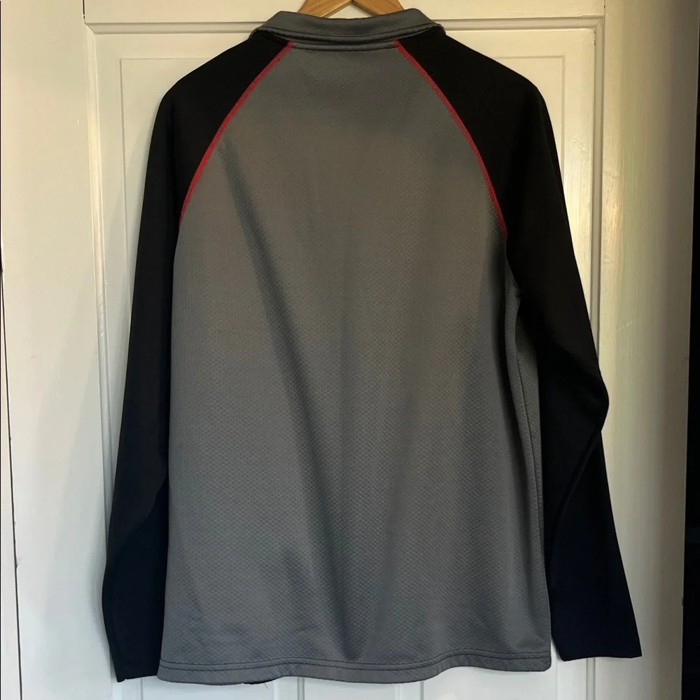 Ohio Sate Varsity Apparel Men's Quarter Zip Long Sleeve Shirt Size Medium